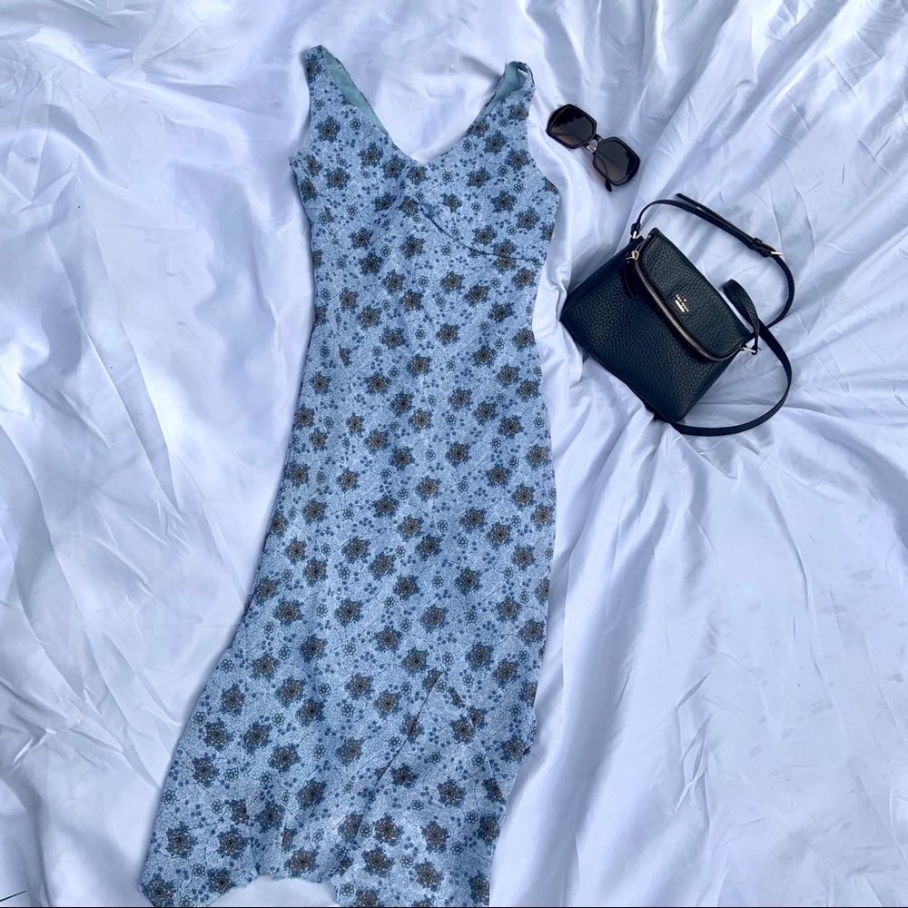 Mileage | Blue Floral Dress